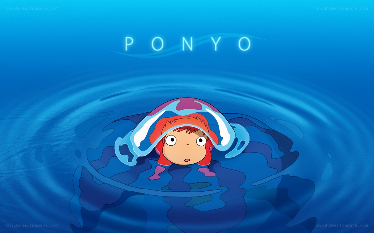 Ponyo underwater scene
