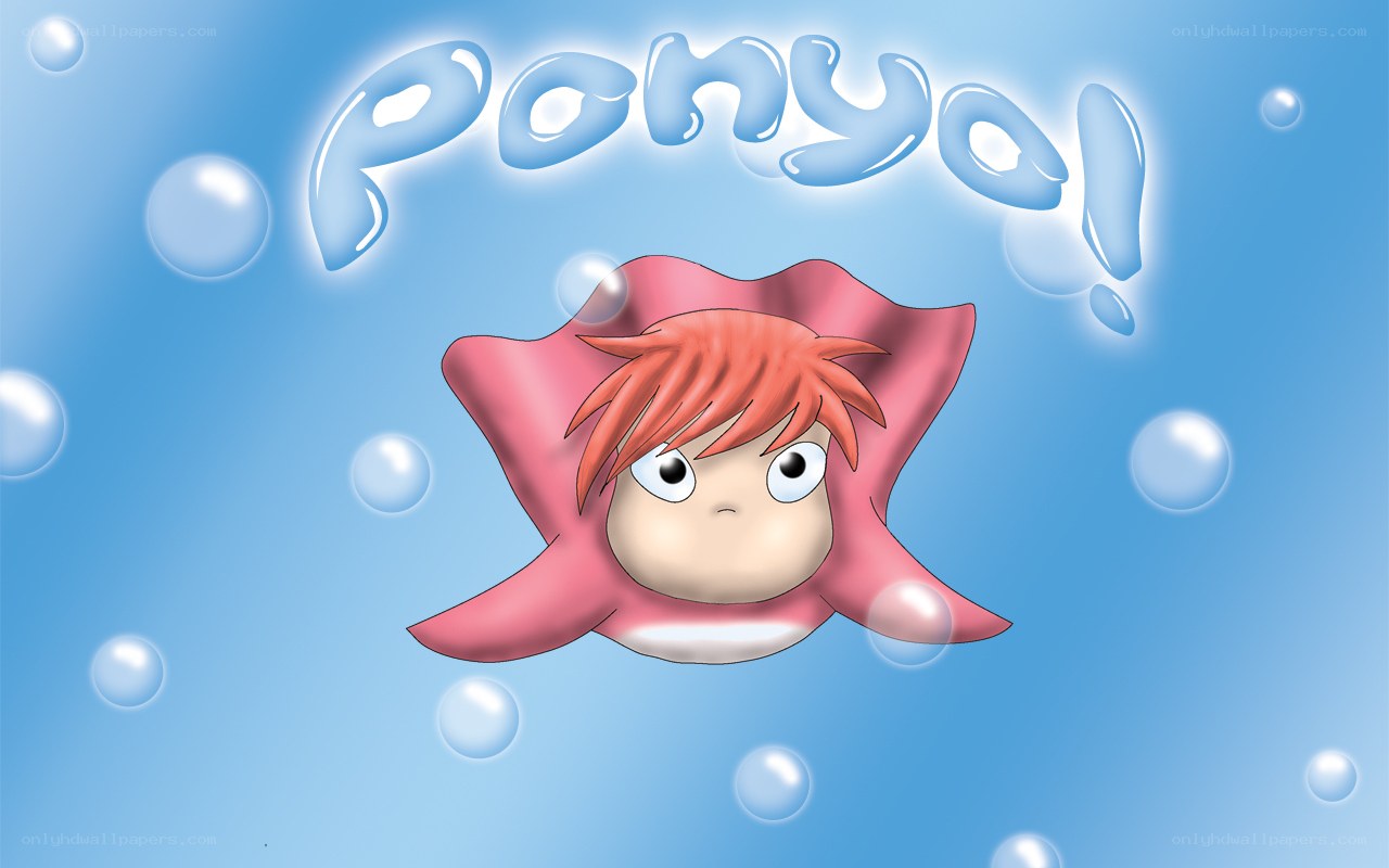 Ponyo underwater scene