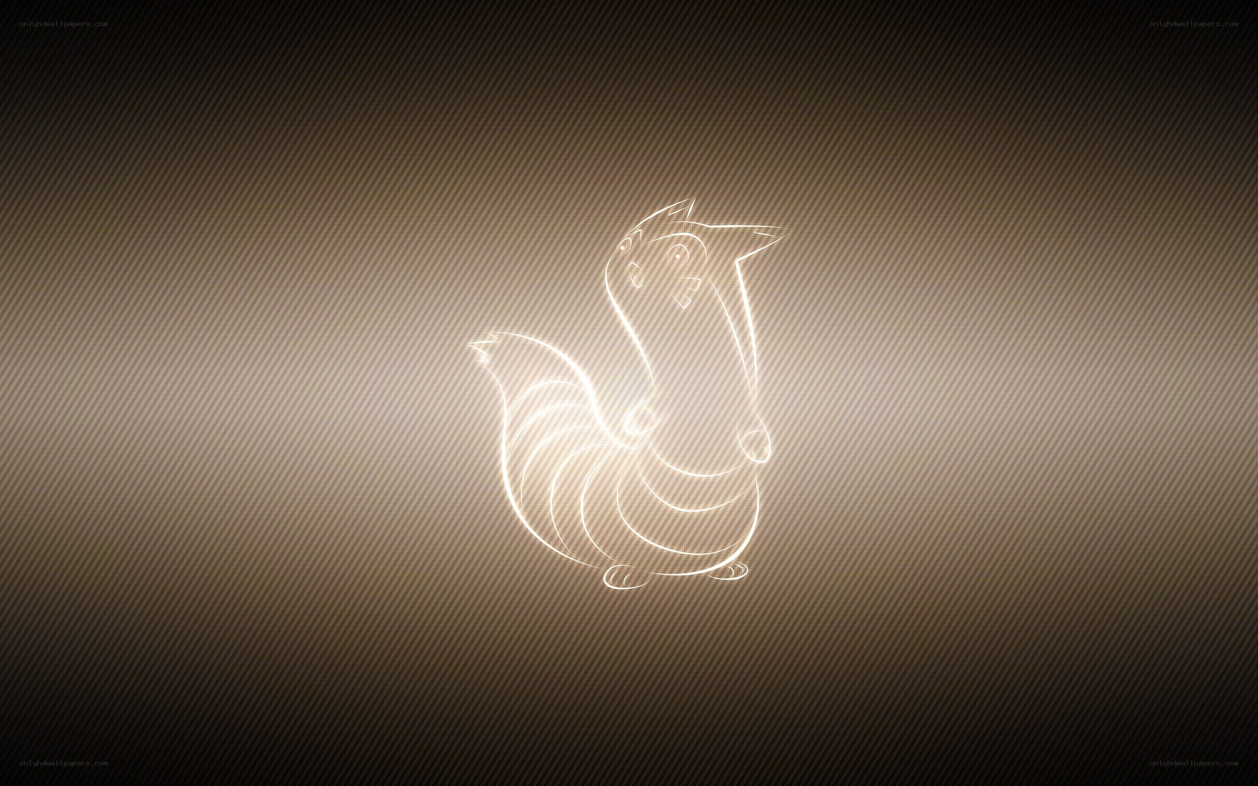 Ponyta glowing outline