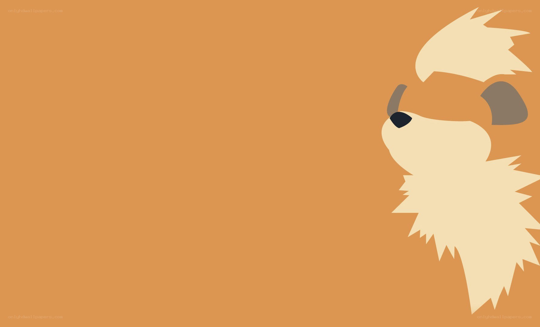 Ponyta side profile illustration