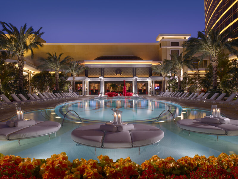 Pool Area at Resort — Blue