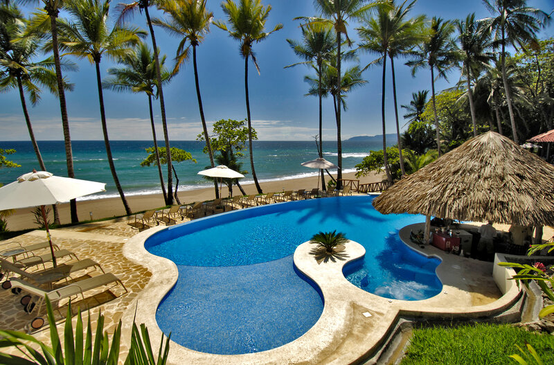 Pool at Beach Resort — Blue, Serene
