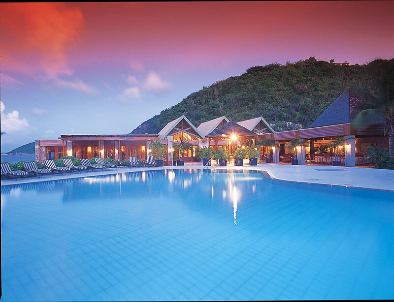 Pool at Resort — Blue, Serene