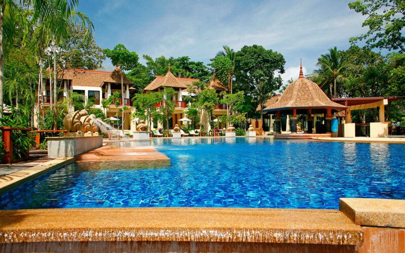 Pool at Resort Hotel — Blue, Serene