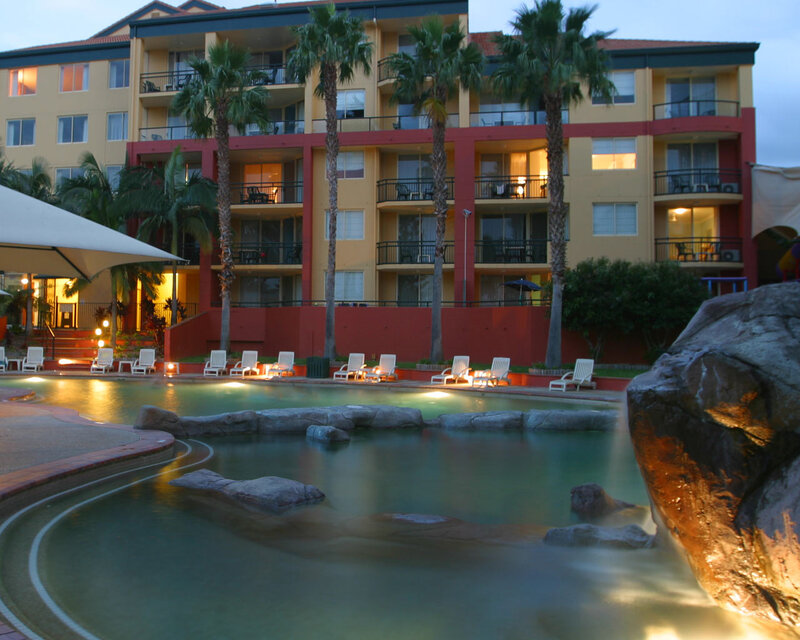 Pool at Resort Hotel — Yellow