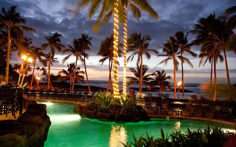 Pool at Tropical Resort — Green