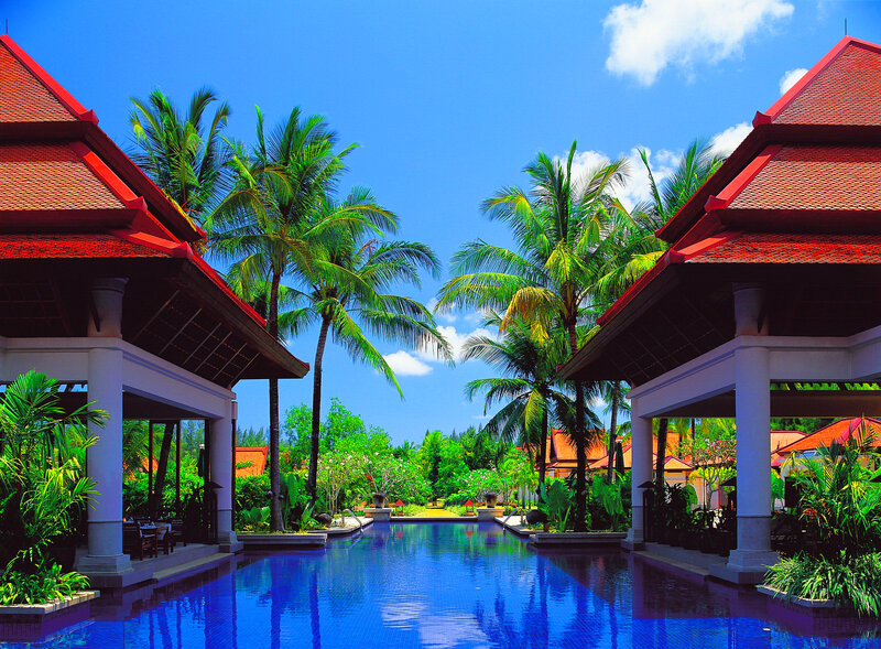 Pool Between Pavilions