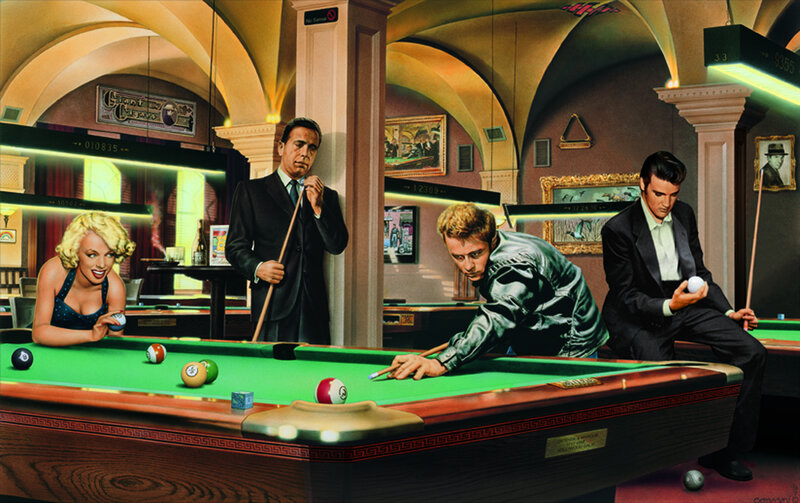 Pool Hall with Celebrities