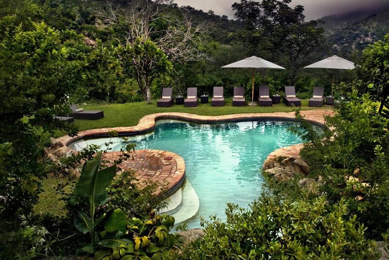 Pool in Tropical Garden