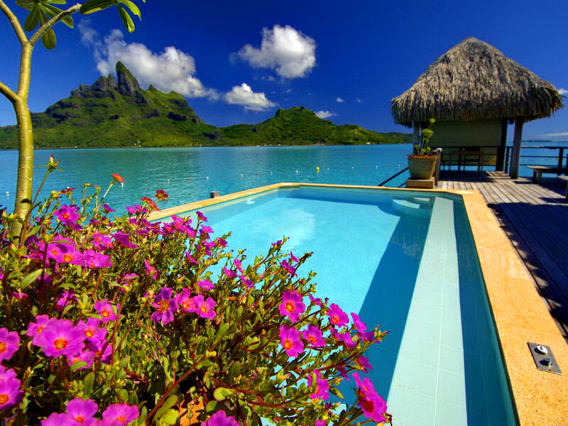 Pool on Overwater Bungalow
