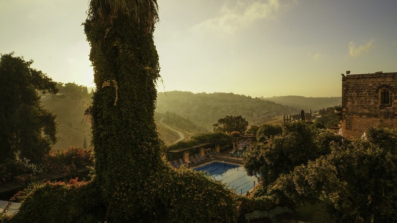 Pool Overlooking Hills