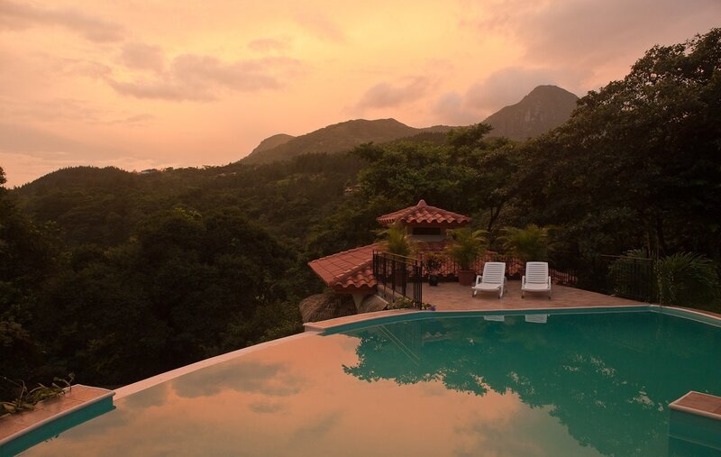 Pool Overlooking Mountains