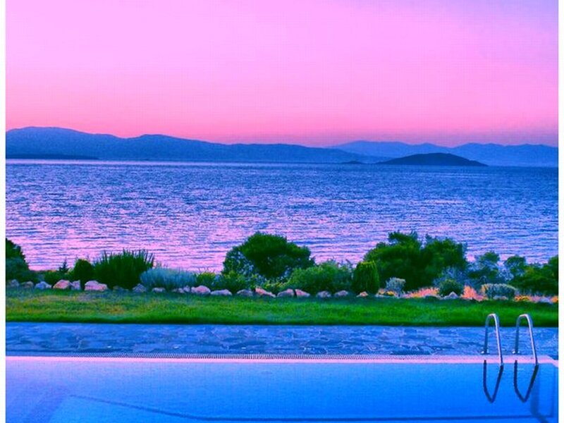 Pool Overlooking Sea
