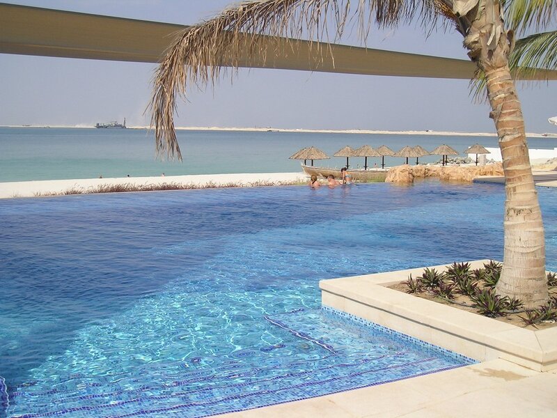 Pool overlooking the beach