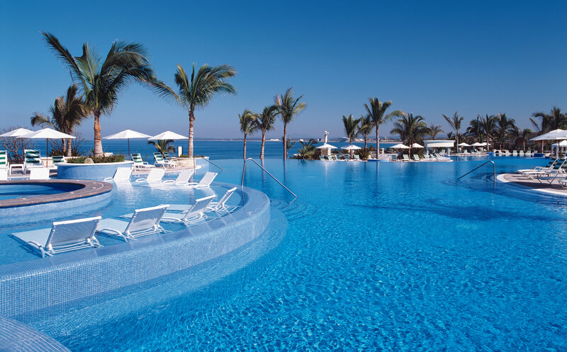pool overlooking the ocean