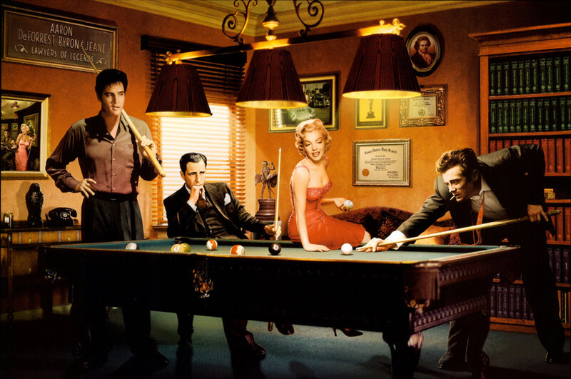 Pool Players in Room