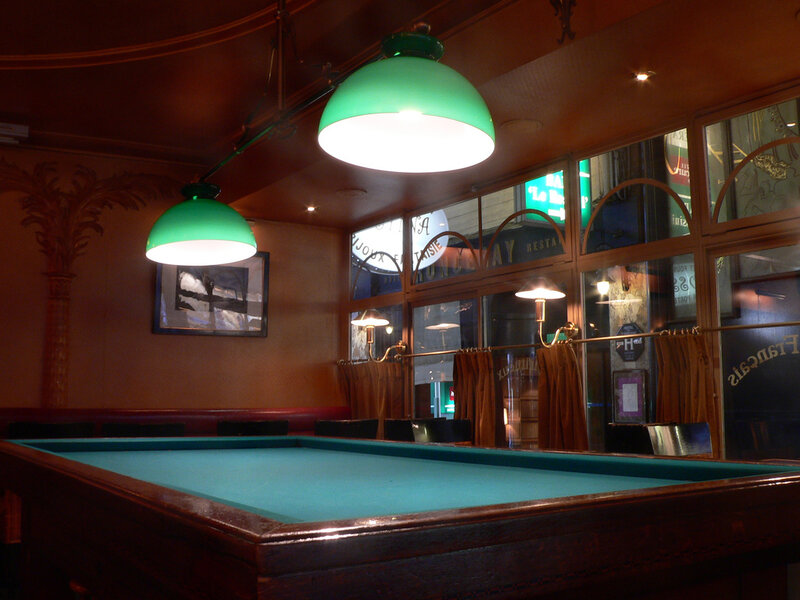 Pool Table in Bar