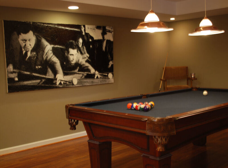 Pool Table in Room