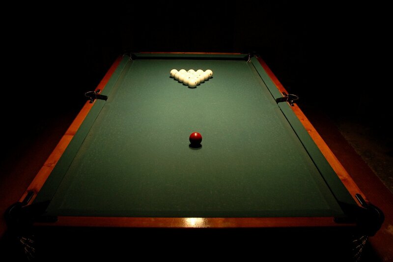Pool Table with Balls