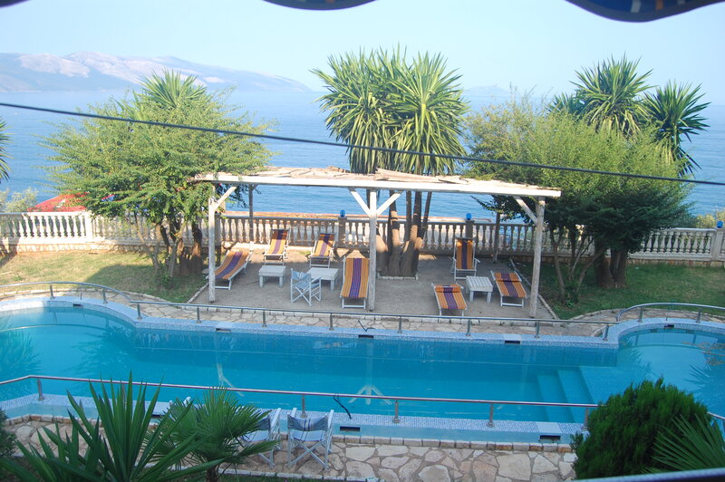 Pool with Ocean View — Blue, Serene, Afternoon