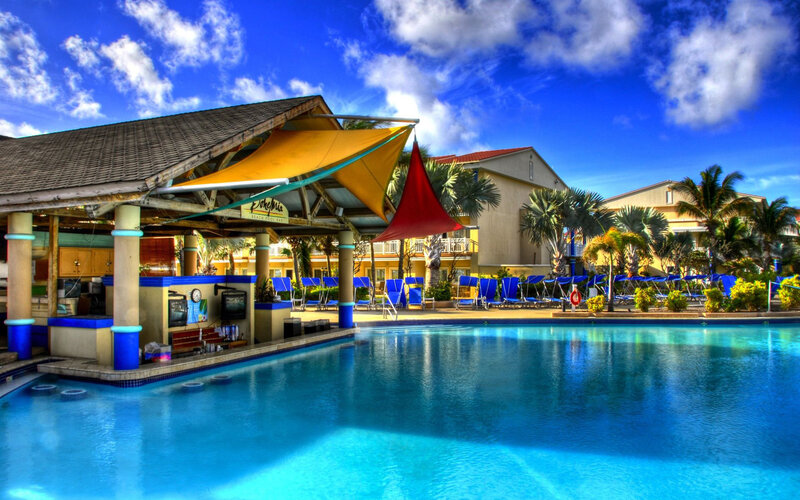 Poolside Bar and Lounge — Blue, Relaxed