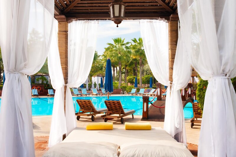 Poolside Cabana View