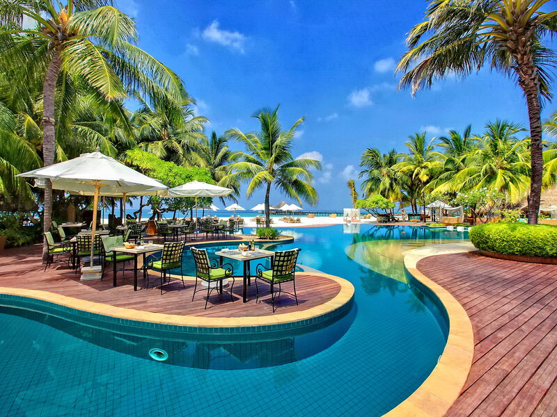 Poolside Dining Area