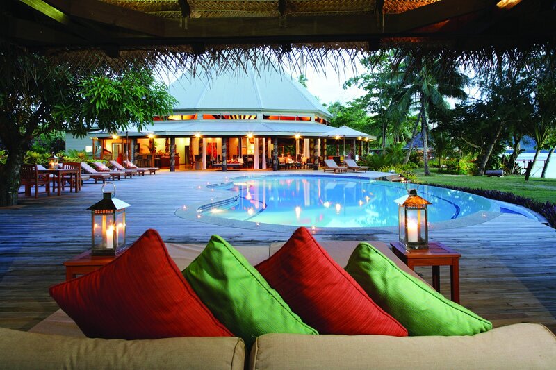 Poolside Lounge Area — Red
