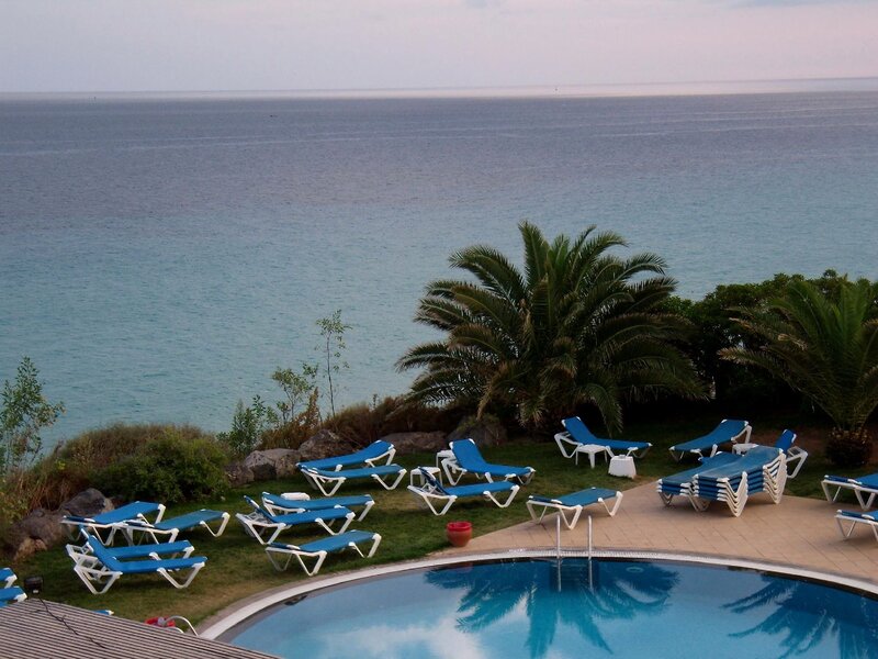 Poolside Lounge Chairs — Blue