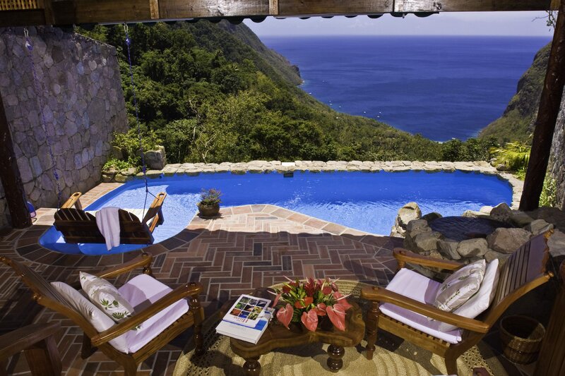 Poolside Patio with Ocean View