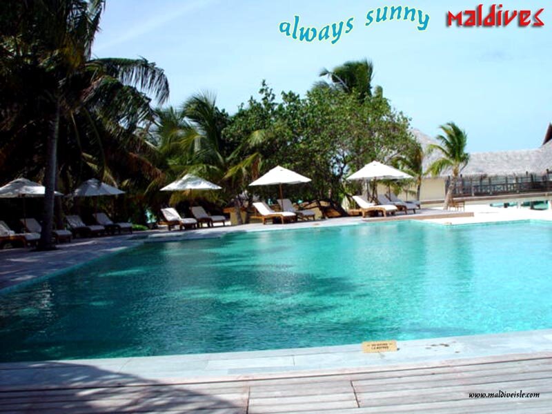 Poolside Resort Area — Blue, Relaxed