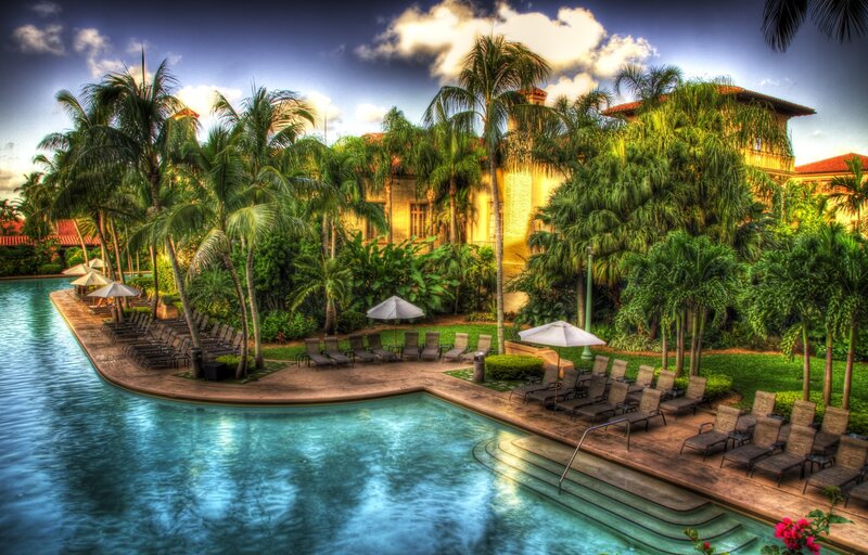Poolside Resort Area