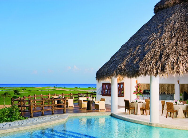 Poolside Restaurant with Ocean View