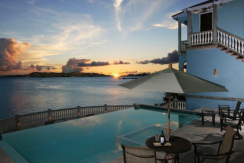 Poolside Sunset View