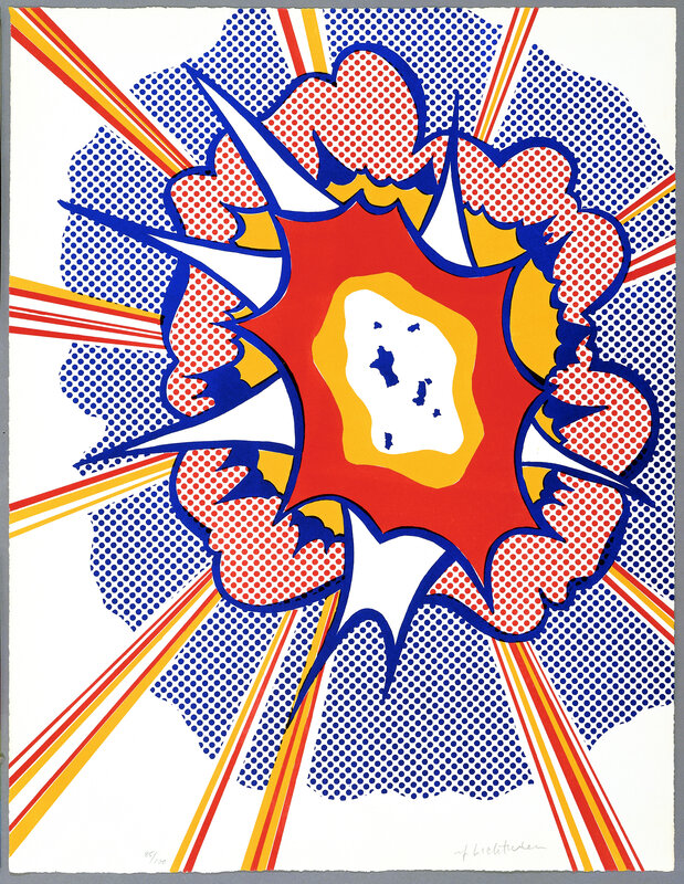 Pop art explosion print