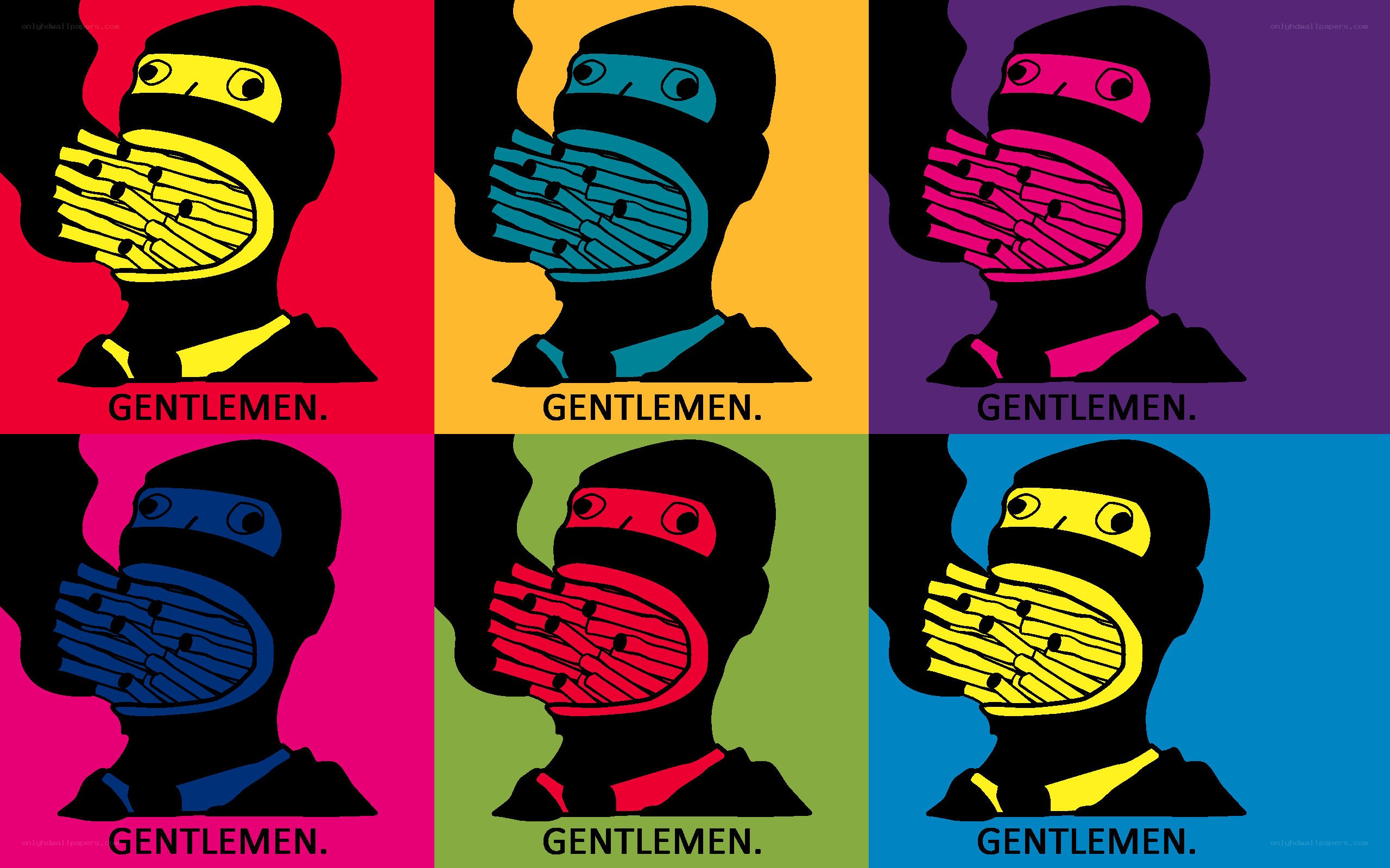 Pop art gentlemen series