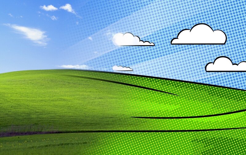 pop art landscape