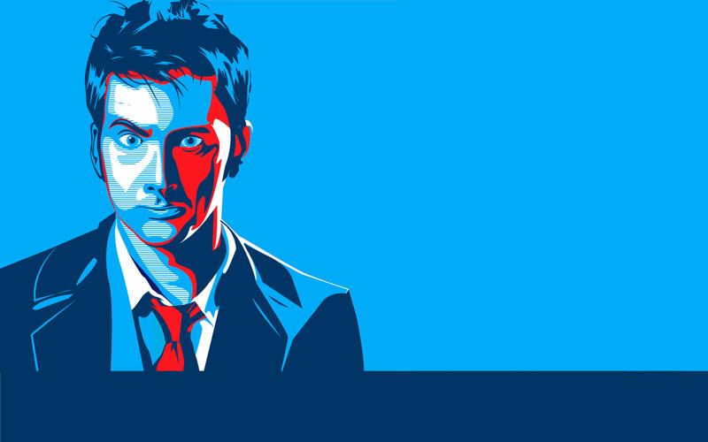 pop art portrait of a man