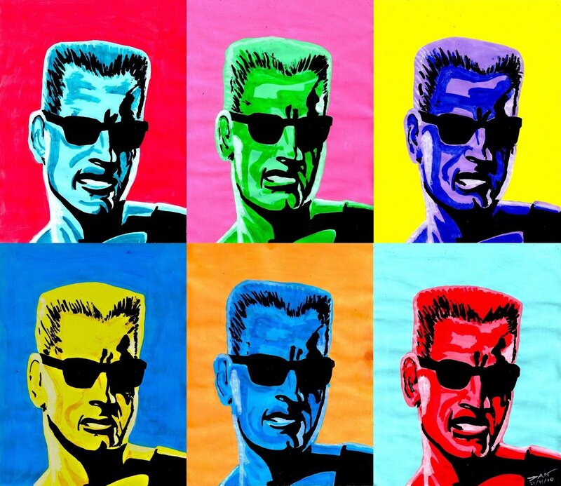Pop art portrait series