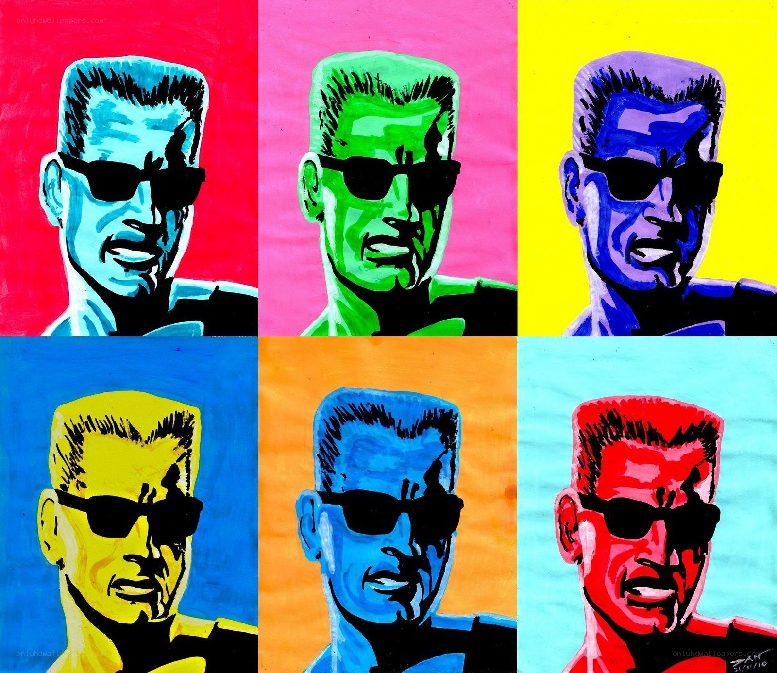Pop art portrait series