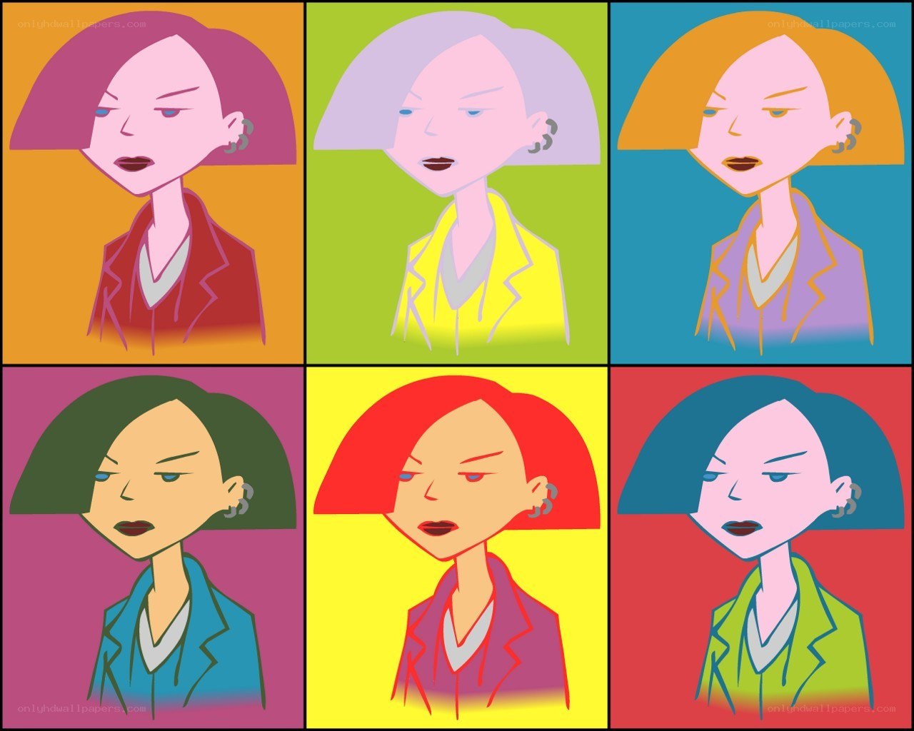 Pop art portrait series