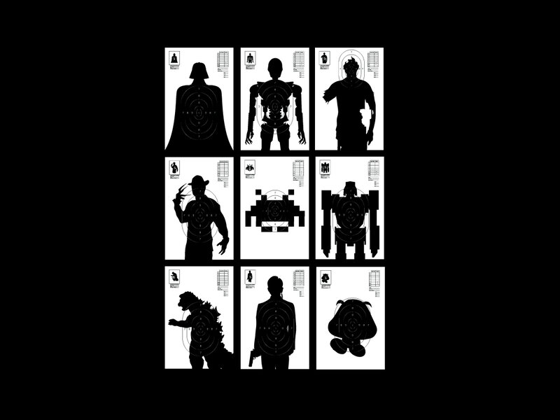 pop culture target silhouettes