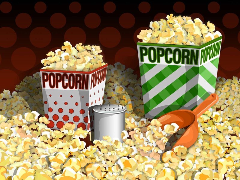 Popcorn boxes and kernels