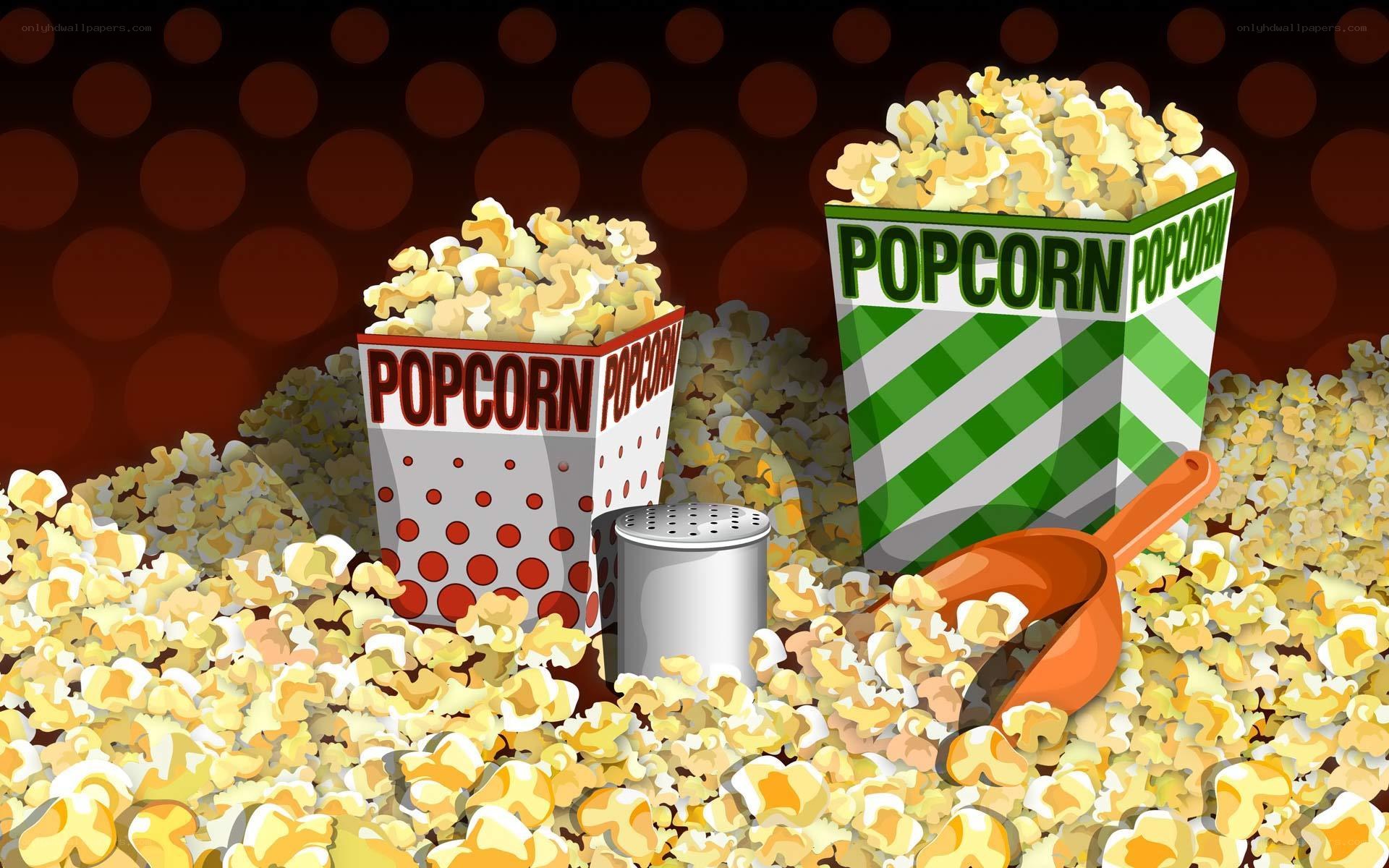 Popcorn boxes and scoop