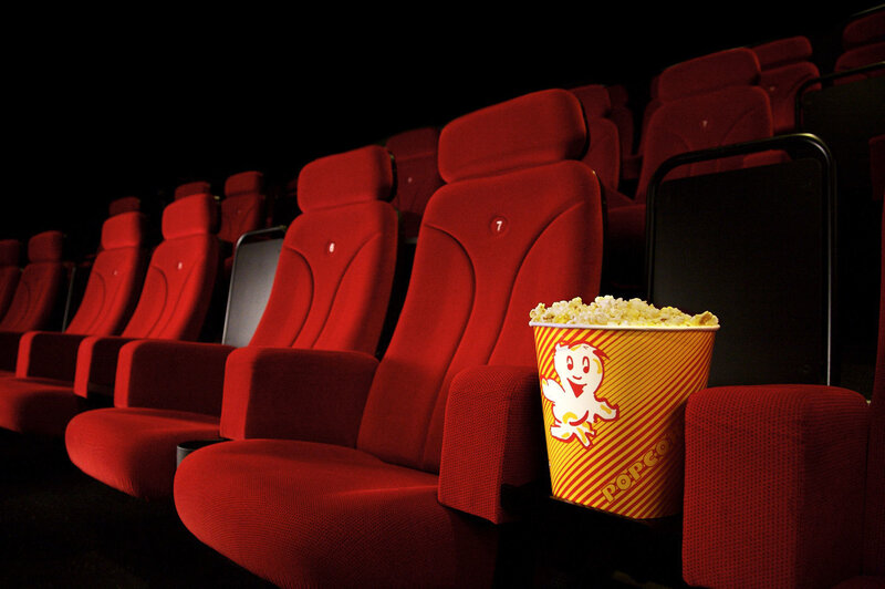 Popcorn Bucket in Theater