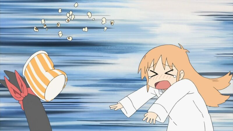 Popcorn explosion chaos