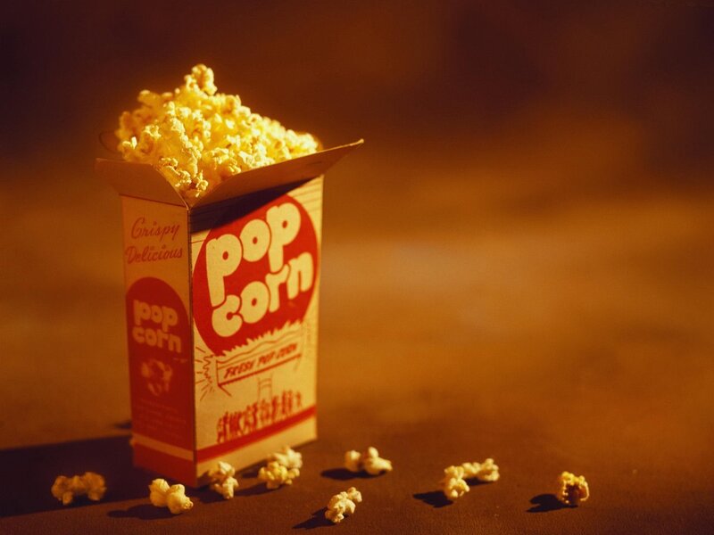 Popcorn in a box