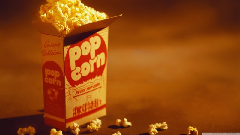 Popcorn in a Box — Yellow
