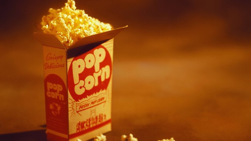 Popcorn in a Box — Yellow, Warm