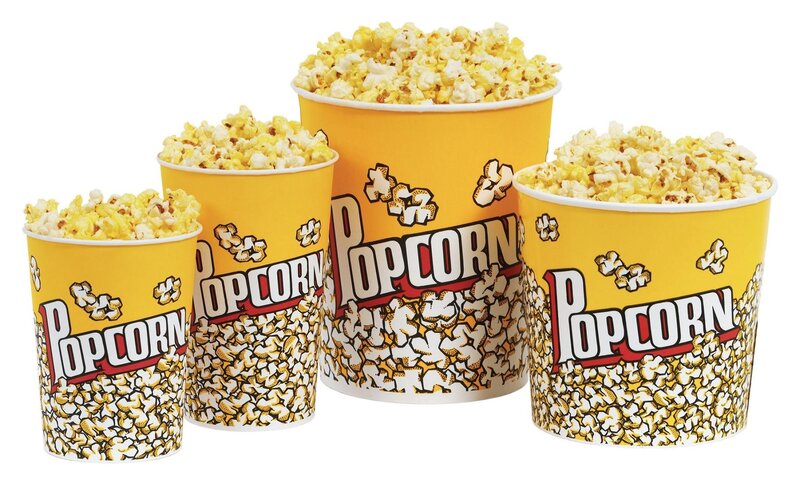 Popcorn in Paper Cups